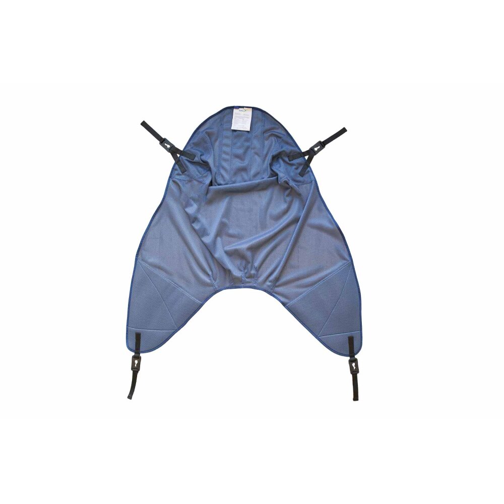 Standard-Badenetz-Klippgurt für Patientenlifter Carlo mit Vierpunktbügel (BEKA Hospitec) Größe XL