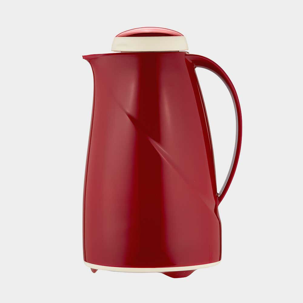 Warmhaltekanne Wave spülmaschinenfest mit Drehverschluss 1500 ml rot