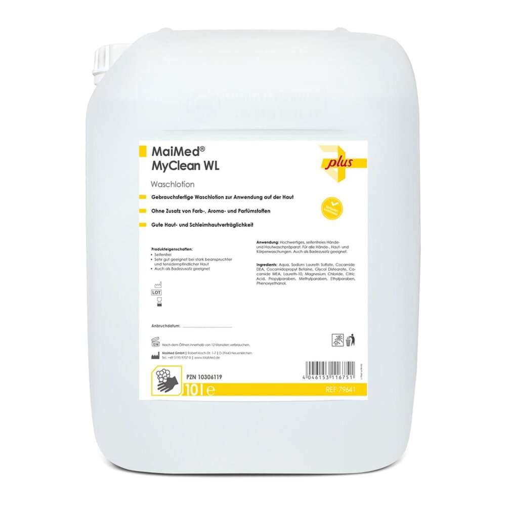 MaiMed MyClean WL Waschlotion, 10 Liter Kanister