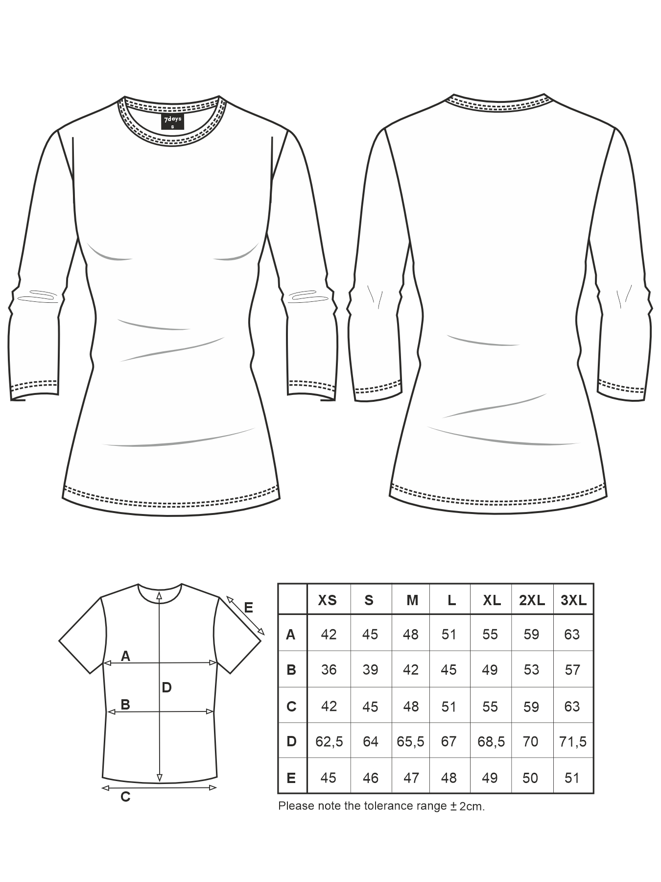 ¾-Arm-Shirt RIGA