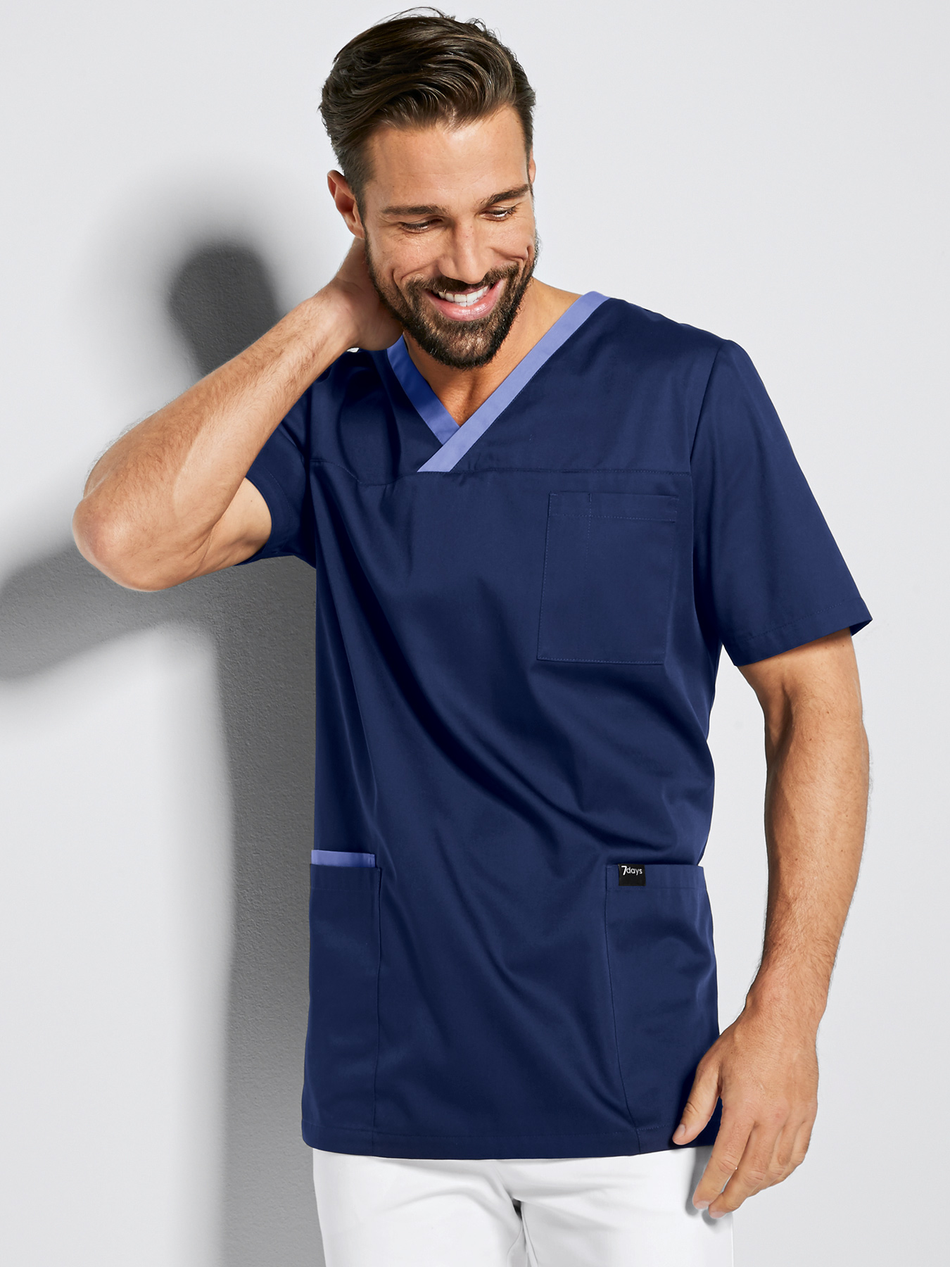 Schlupfkasack mit Farbdetails