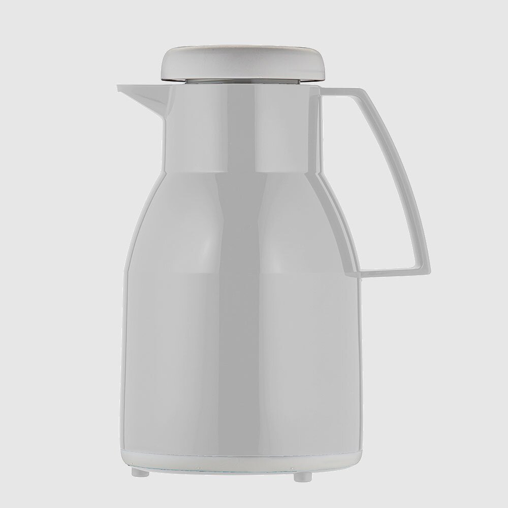 Warmhaltekanne WASH spülmaschinenfest mit Drehverschluss 1000 ml grau