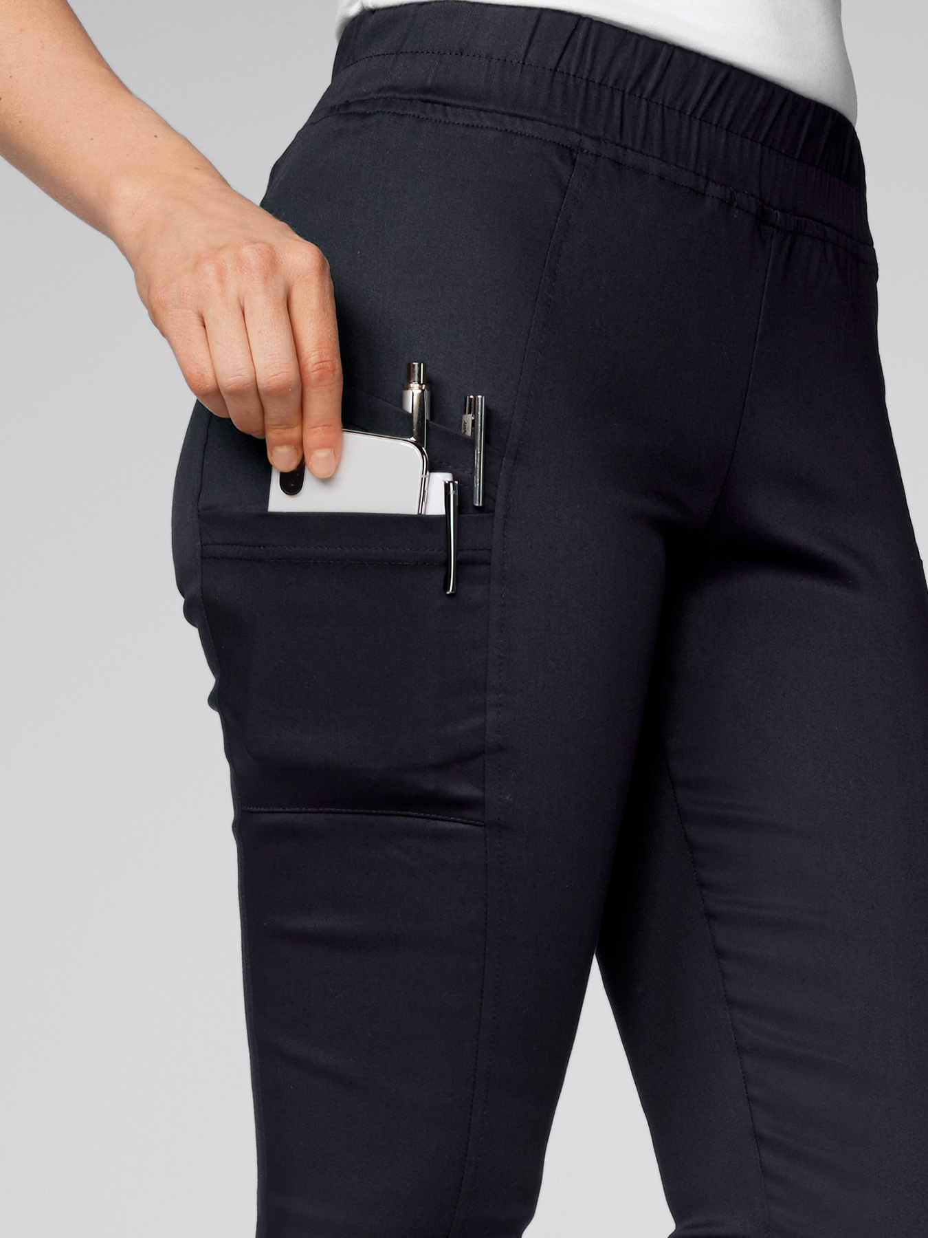 Soft-Stretchhose BELLUNO mit Beintaschen