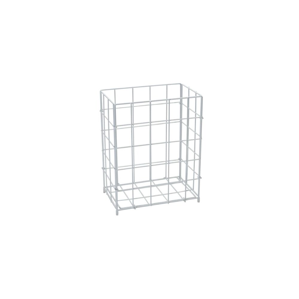 Lissabon Sammelkorb klein" aus Draht H35cm x B 28cm x T19cm ca.19 L, weiß"