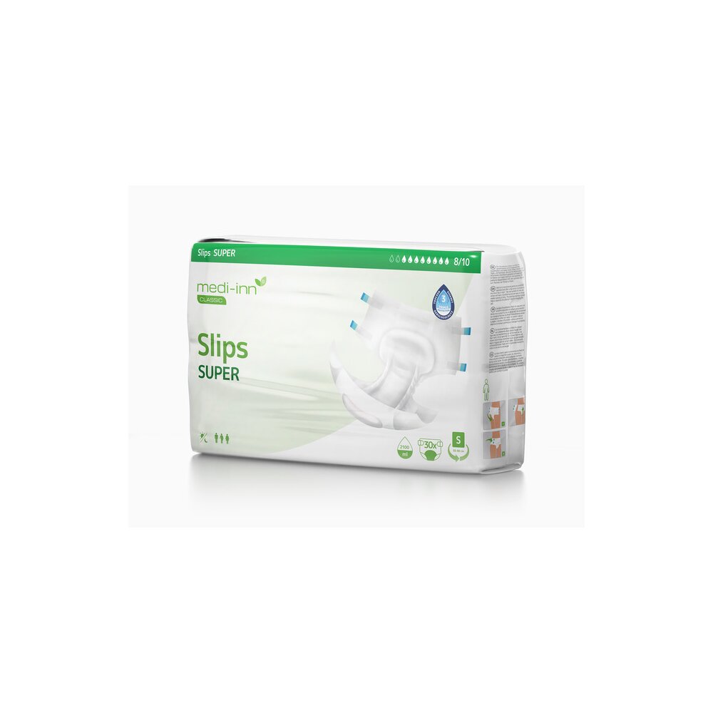 medi-inn® CLASSIC Slips Super in Größe S ( Pack a 30 Stück )