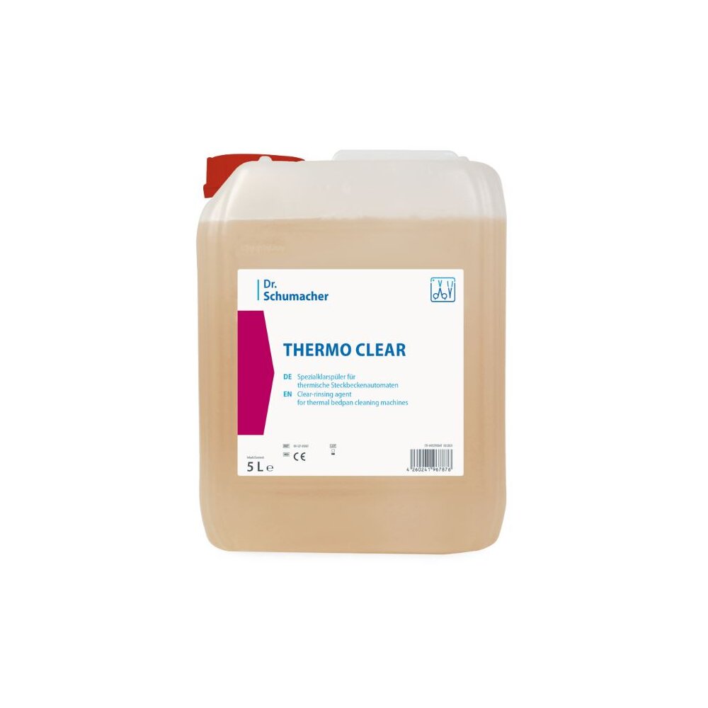 THERMO CLEAR Spezialklarspüler für thermische Steckbeckenautomaten (1 x 5 Liter Flachkanister)