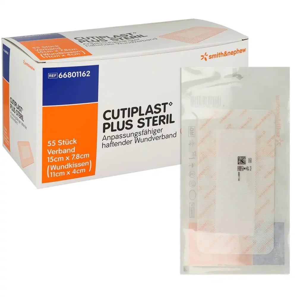 Cutiplast steril 15 x 7,8 cm - 55 Stück