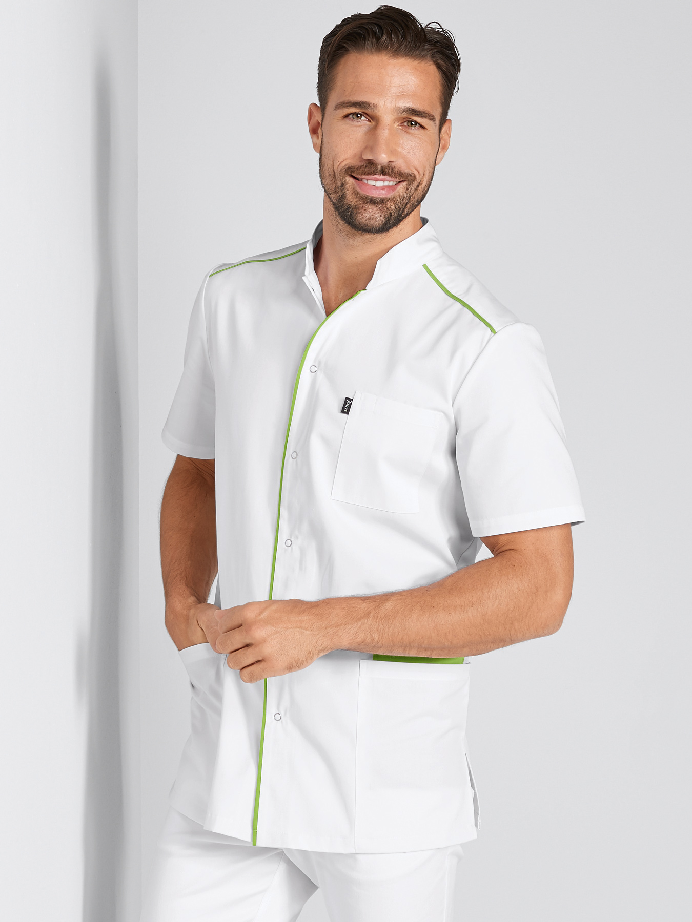 Kasack ANTRIM mit Druckknopfleiste