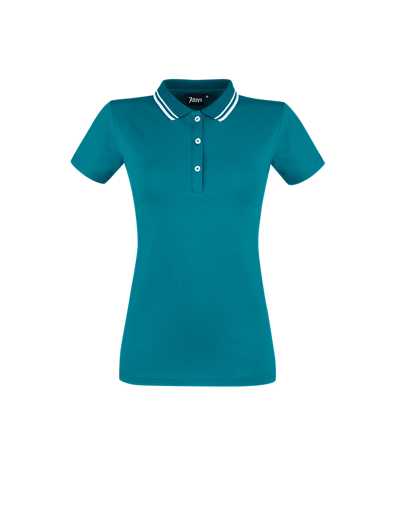 Poloshirt, Single Jersey - Strickkragen