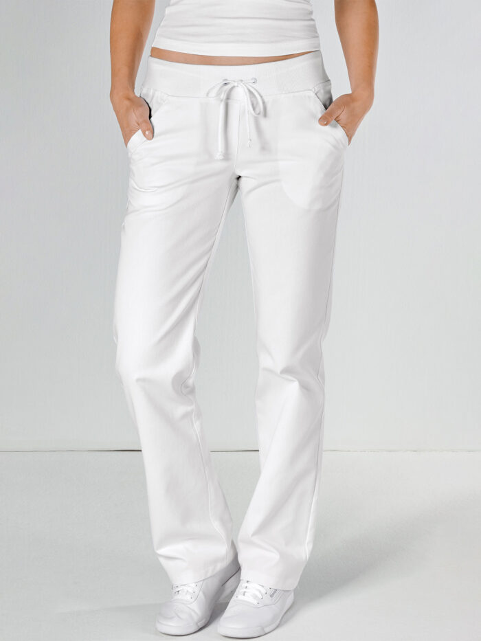 Baggyhose mit Strickbündchen