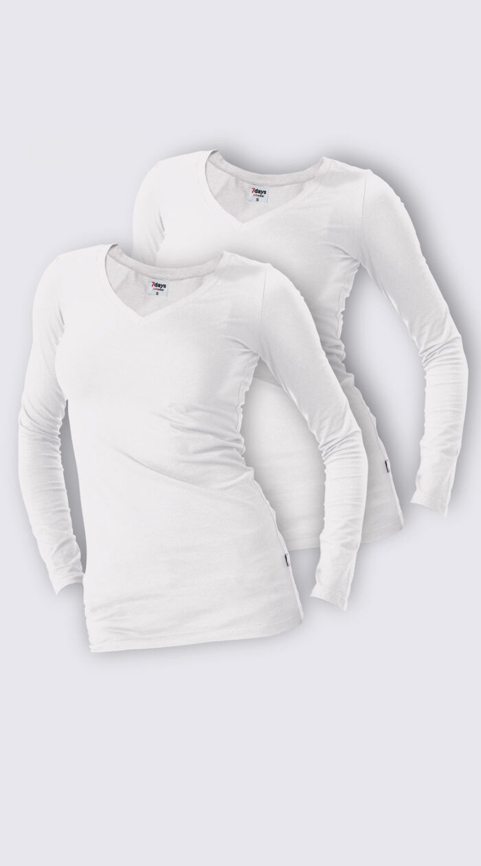 Langarmshirt im 2er-Pack – Bild 2